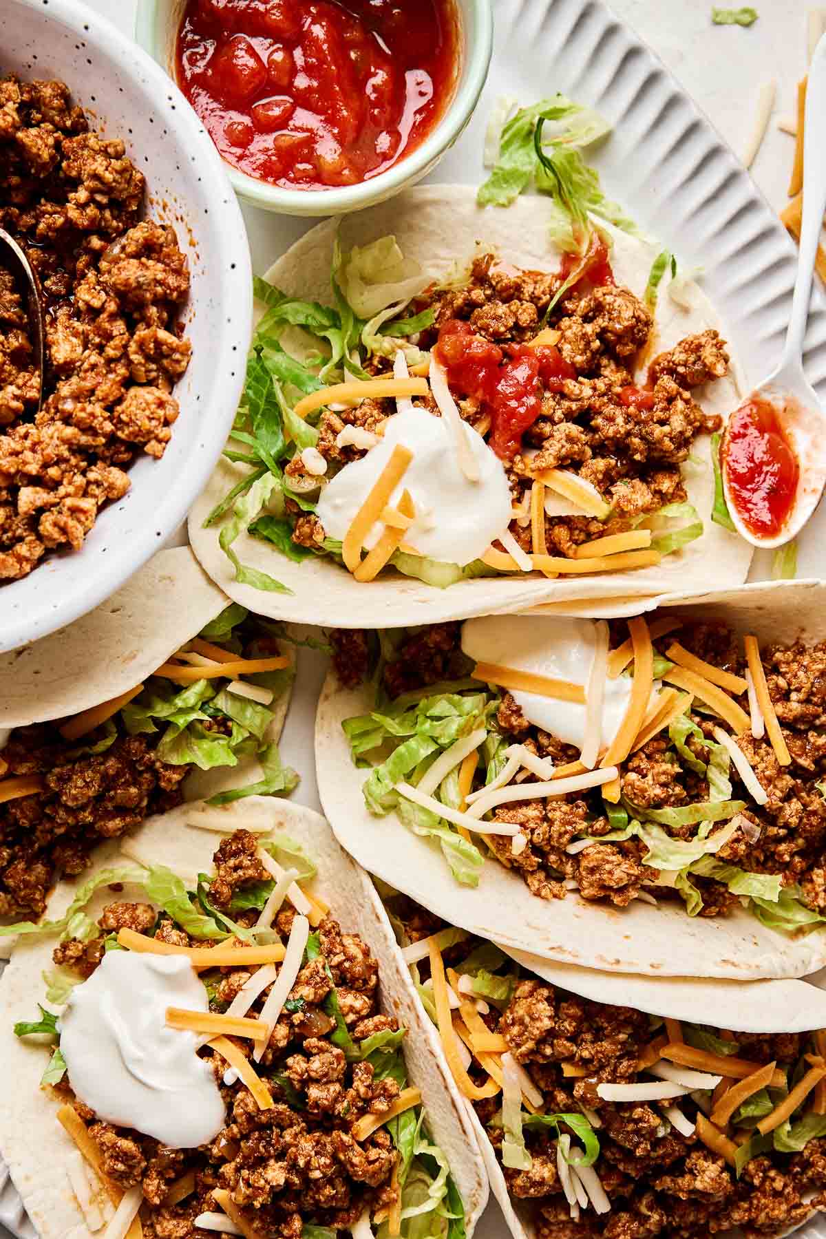 Once-A-Week Ground Chicken Tacos (15 Minutes)